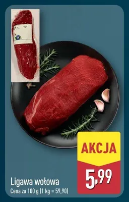 Ligawa wołowa Aldi promocja w Aldi