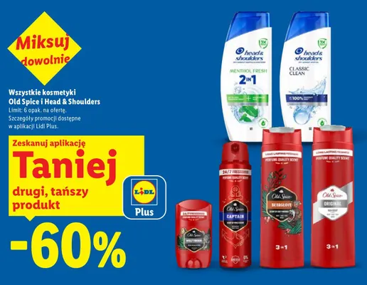 Kosmetyki Old Spice i Head & Shoulders Lidl promocja w Lidl