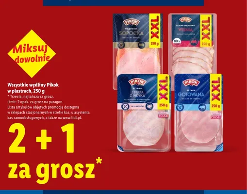 Szynka z fileta z indyka Pikok XXL promocja w Lidl