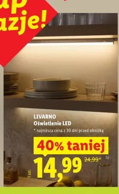 Oświetlenie LED LIVARNO promocja w Lidl