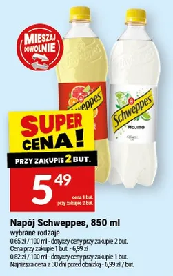 Napój schweppes promocja w Twój Market