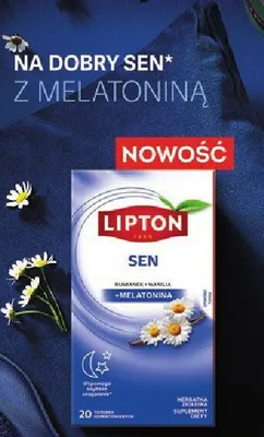 Herbata Sen rumianek z wanilią z melatoniną promocja w Selgros