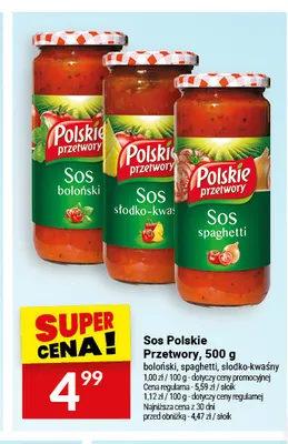 Sos boloński Polskie Przetwory promocja w Twój Market