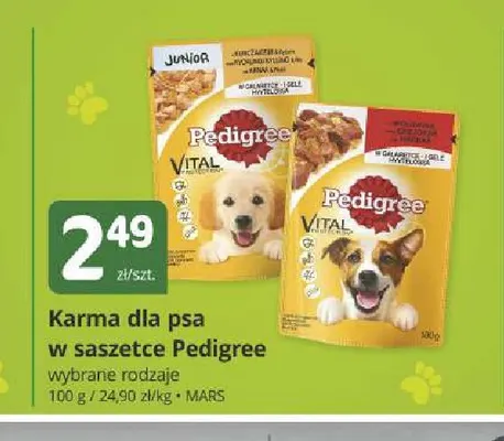 Karma dla psa w saszetce Pedigree promocja w Marketvita