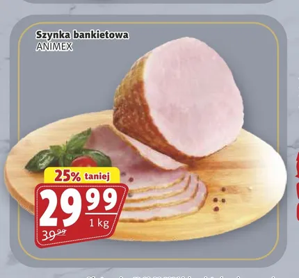 Szynka bankietowa Animex promocja w Prim Market