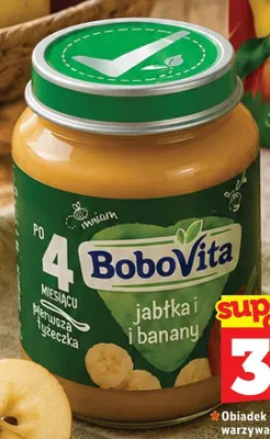Deser BoboVita jabłka i banany promocja w TOPAZ