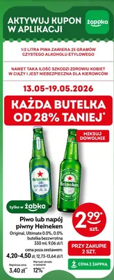 Piwo Heineken Original promocja w Żabka
