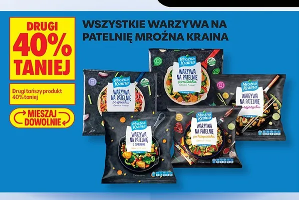 Warzywa na patelnię Mroźna Kraina promocja w Biedronka