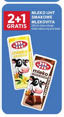 Mleko UHT smakowe czekoladowe Mlekovita promocja w Stokrotka