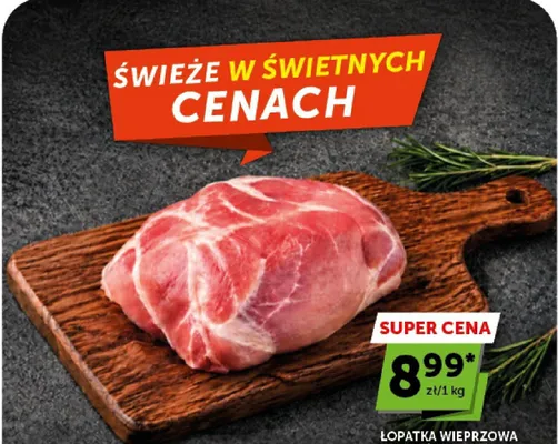Łopatka wieprzowa bez kości promocja w ABC