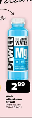 Woda witaminowa Dr Witt mango cytryna promocja w Netto