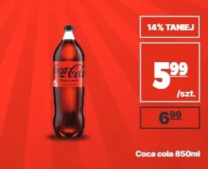 Napój gazowany Coca-Cola Zero Cukru promocja w API Market