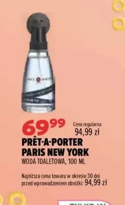 Woda toaletowa Prêt-à-Porter Paris New York promocja w Drogerie Natura