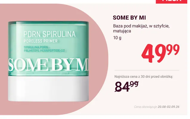 Baza pod makijaż w sztyfcie matująca Some By Mi promocja w Rossmann