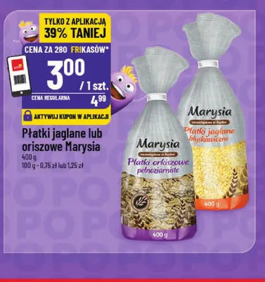 Płatki orkiszowe Marysia promocja w POLOmarket