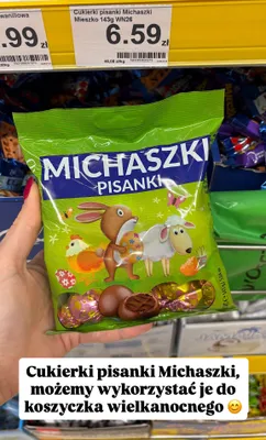 Cukierki pisanki promocja w Dino