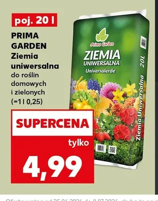 Ziemia uniwersalna Prima Garden promocja w Kaufland