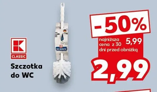 Szczotka do WC promocja w Kaufland
