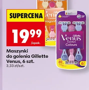 Maszynki do golenia Gillette Simply Venus 3 Comfort promocja w Biedronka