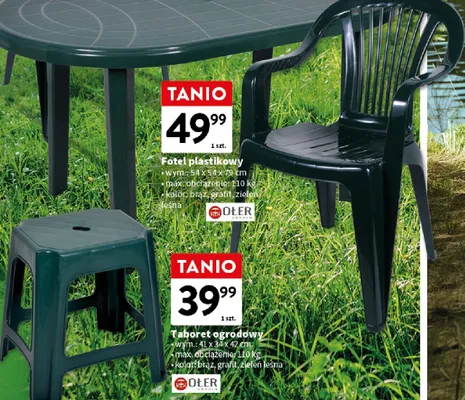 Taboret ogrodowy promocja w Intermarche