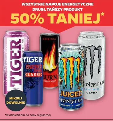 Napój energetyczny Monster promocja w Netto