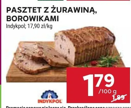 Pasztet z żurawiną, borowikami promocja w Stokrotka