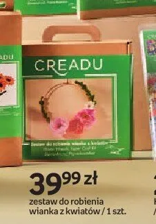 Zestaw do robienia wianka z kwiatów CREADU promocja w Empik