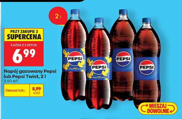 Napój gazowany Pepsi Twist promocja w Biedronka