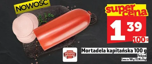 Mortadela kapitańska promocja w TOPAZ