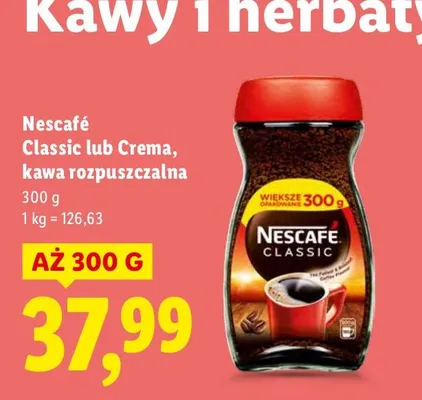 Kawa rozpuszczalna Classic promocja w Lidl