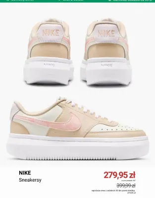 Sneakersy Nike promocja w Deichmann