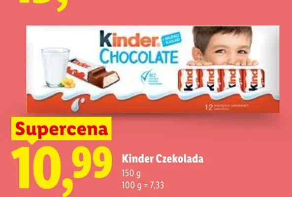 Kinder Czekolada promocja w Lidl