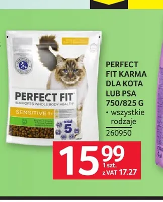 Karma dla kota Perfect Fit promocja w Selgros