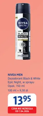 Dezodorant Black & White Epic Night w sprayu promocja w Drogerie DM