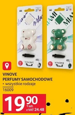 Perfumy samochodowe Vinove promocja w Selgros