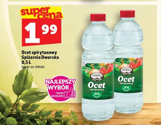 Ocet spirytusowy Spiżarnia Dworska promocja w TOPAZ