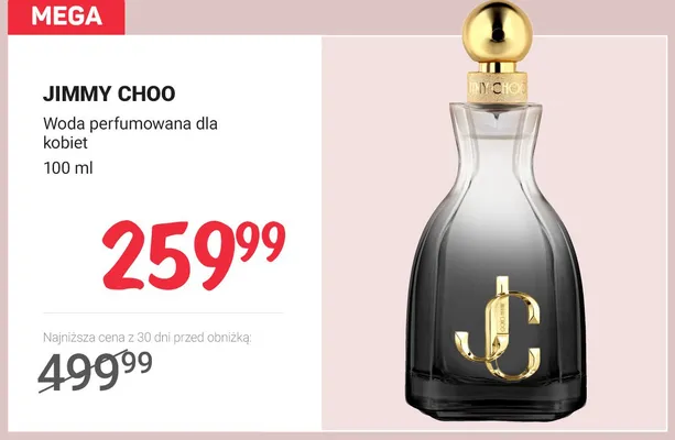Woda perfumowana dla kobiet JIMMY CHOO promocja w Rossmann
