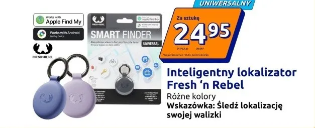 Inteligentny lokalizator, różne kolory promocja w Action