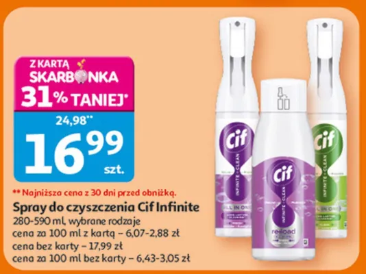 Spray do czyszczenia promocja w Auchan