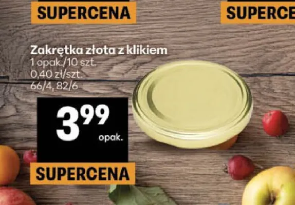 Zakrętka złota z klikiem promocja w Delikatesy Centrum