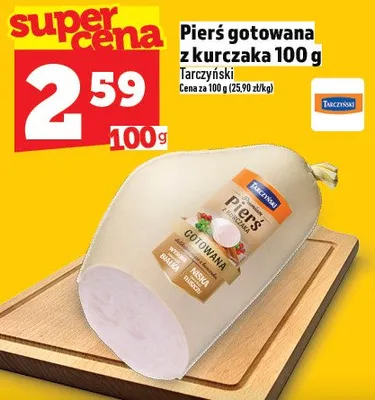 Pierś gotowana z kurczaka promocja w TOPAZ