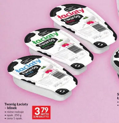 Twaróg Łaciaty klinek promocja w Makro