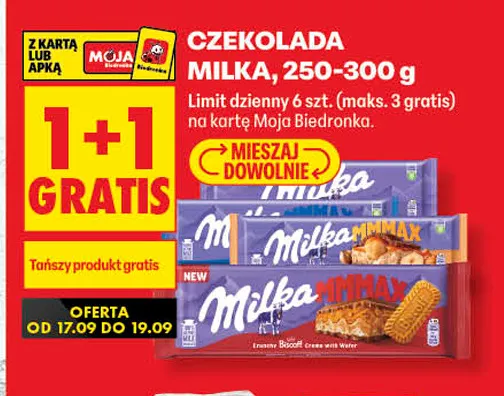 Czekolada Milka promocja w Biedronka