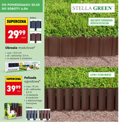 Palisada ogrodowa promocja w Biedronka