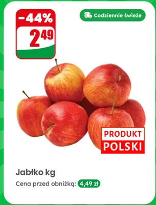 Jabłko Produkt Polski promocja w Dino