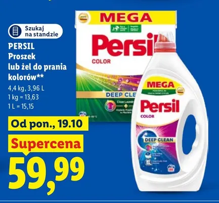 Proszek do prania kolorów Persil promocja w Lidl