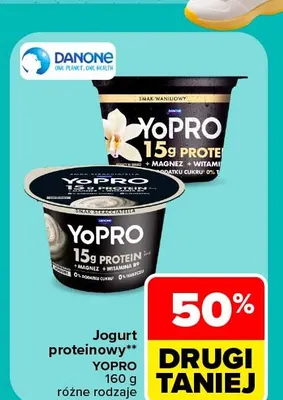 Jogurt proteinowy Danone YoPRO smak waniliowy promocja w Carrefour Market