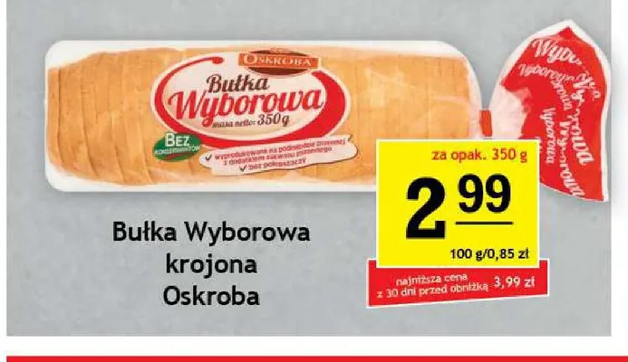 Bułka Wyborowa krojona Oskroba promocja w Gram Market