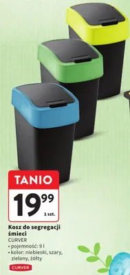 Kosz do segregacji śmieci promocja w Intermarche