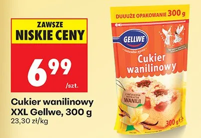Cukier wanilinowy XXL promocja w Biedronka